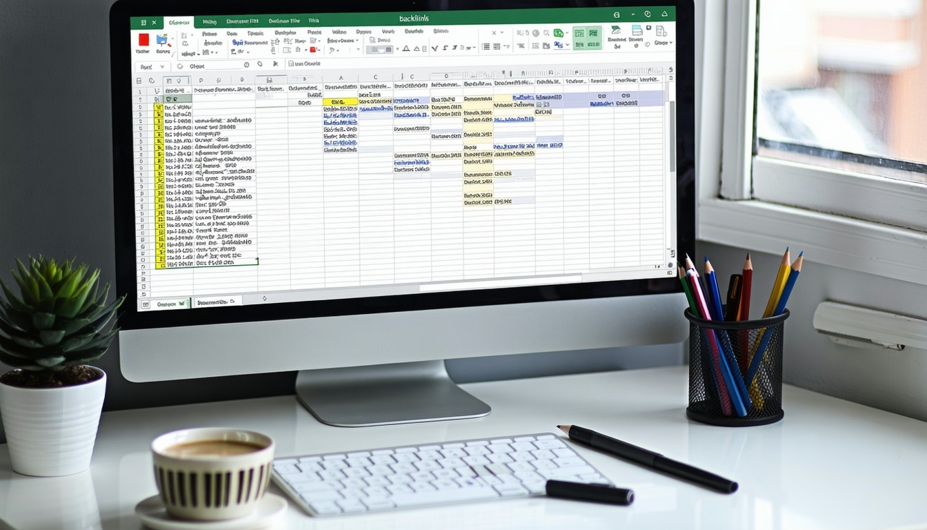 disavow file on computer excel spreadsheet