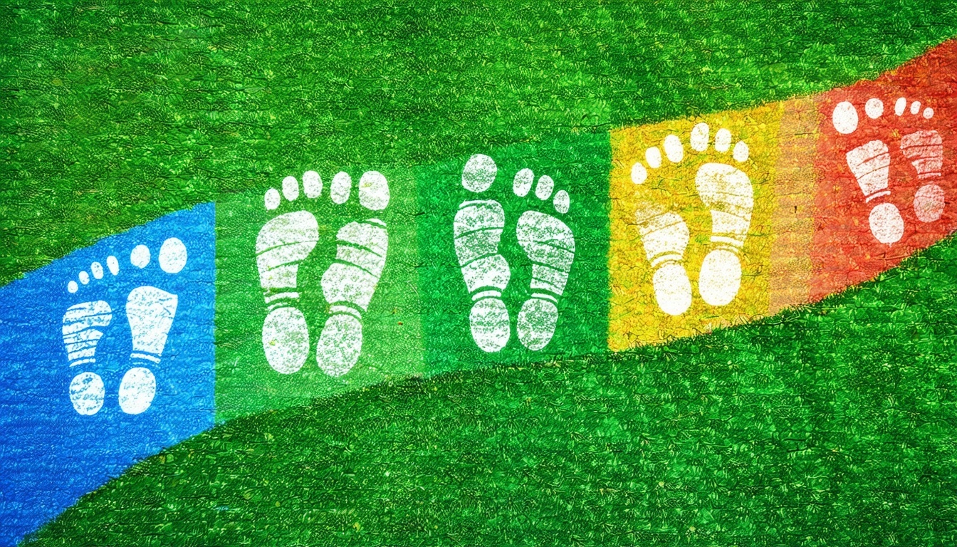 lifecycle stages with footprints