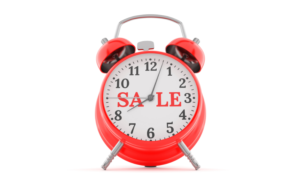 Sales clock ticking