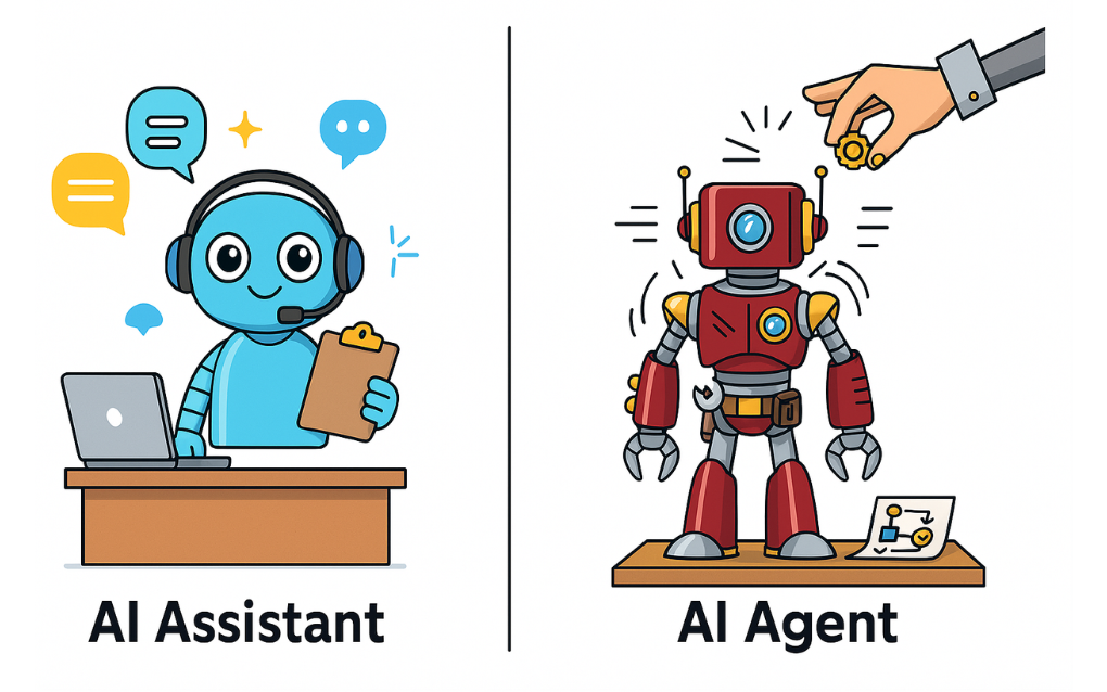 AI Assistants VS AI Agents