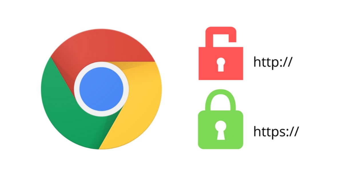 chrome marking websites as secure/not secure