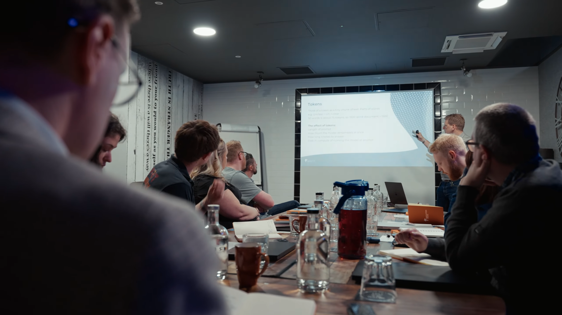 Leaders attending Innovation Visual's AI Workshop