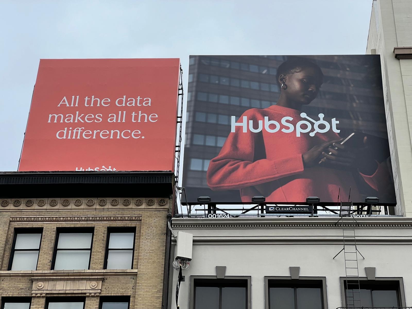 HubSpot's Billboard: All the data makes all the difference.