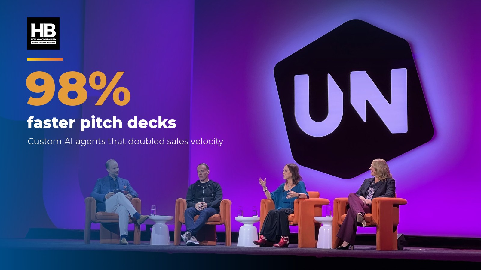 Hollywood Branded 98% faster pitch decks with ai agent
