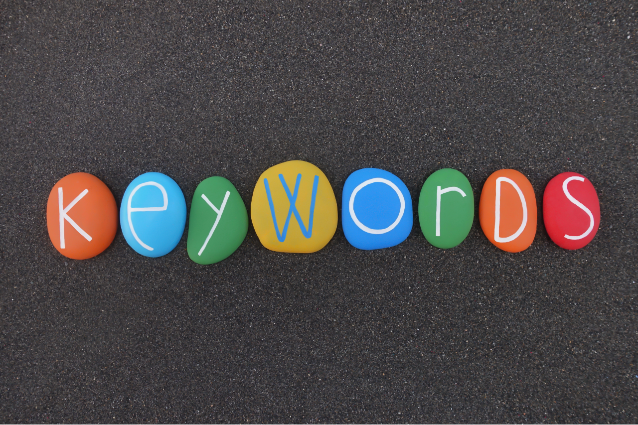 keywords on pebbles